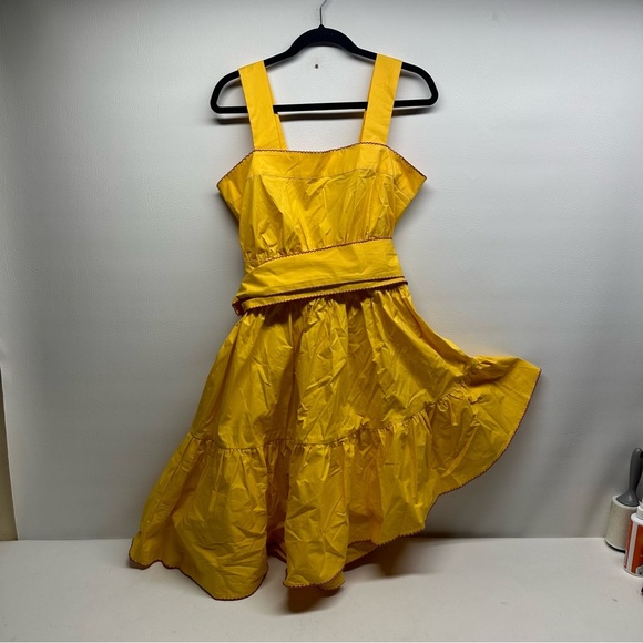 CYNTHIA ROWLEY Yellow Dress HIGH/LOW - Picture 2 of 13